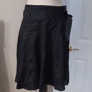 Cambridge Dry Goods Black Skater Skirt